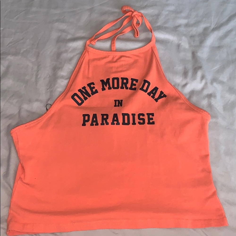 Halter crop top